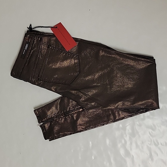 New with tags Articles of Society copper waxed jeans sz 26 - Picture 1 of 8